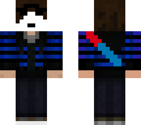 germanletsplay mit einer sonnenbrille auf und einem schwert hinten auf dem rcke