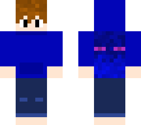 guy with enderman hoodie