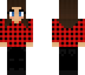 red plaid (long sleeves)