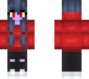 red sweatshirt