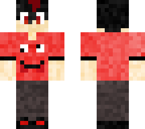 red weird boy