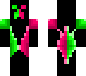 black/crimson/green creeper