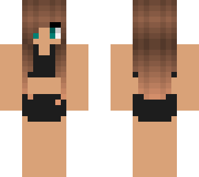 black swimsuit
