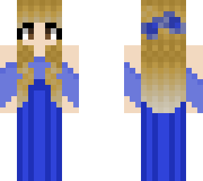 blue nature gown