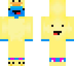 blue pink fade skin w/ ducky skin
