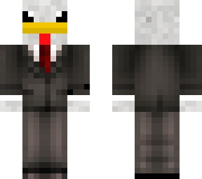 chicken in a suit