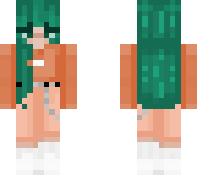cyan & apricot