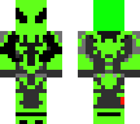 green spider man  armour