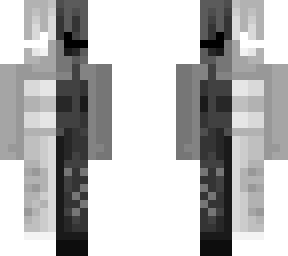 half black, half white