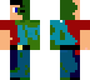 half zobie man