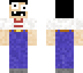 mumbo when he messes up his red stone