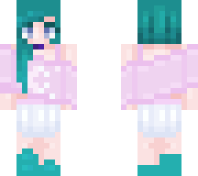 my and my 2 friends (jeana and jorgia) in one minecraft skin