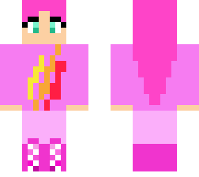 pink hair girl in pink prestonplayz merch