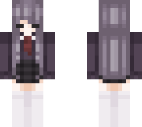 purple school girl