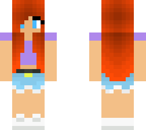 purple t-shirt w shorts