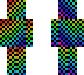 rainbow checkerboard