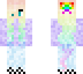 rainbow girl