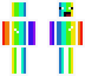 rainbow glass man
