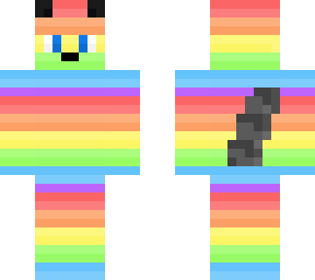 rainbow racoon