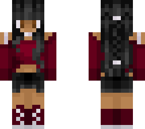 red black girl