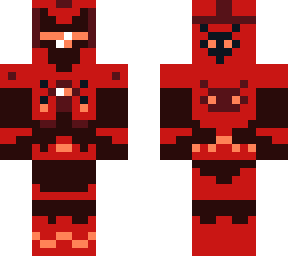 red sci-fi team skin