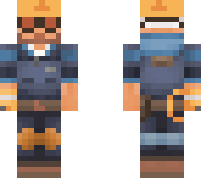tf2 - engineer (blue) cosmetic - the antarctic researcher