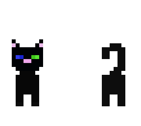 ~a black cat as requested by my gf~