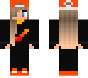 -skull gamer fire girl-