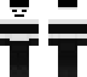 basic white and black skin