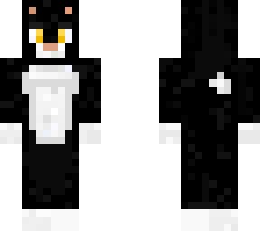black and white cat