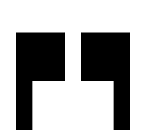 black and white vortex