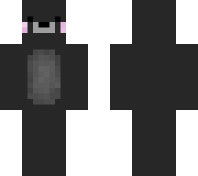 black bear skin