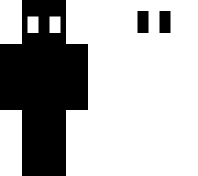black white