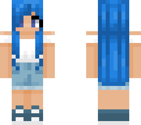 blue girl