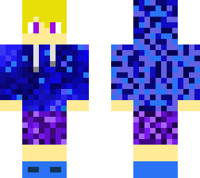 blue hoodie boy