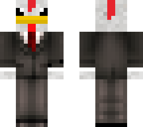 chicken in suit | Minecraft Skin