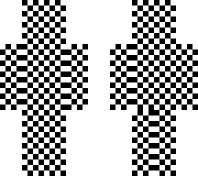 czowiek szachownica