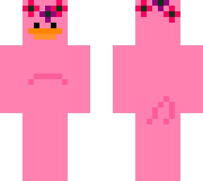 duck with flower crown v3