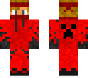 fire red ninja boi full red
