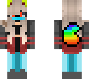 fluffy fennec girl (fixed feets)