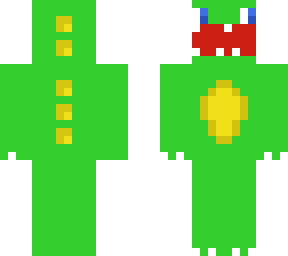 green dinosaur