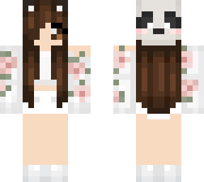 panda girl edit (brown eyes and hair)