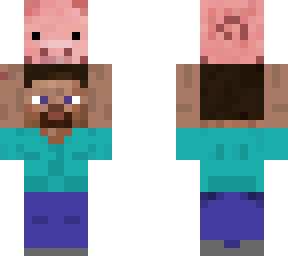 pig riding steve
