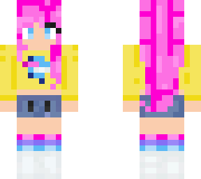 pink and yellow beast girl