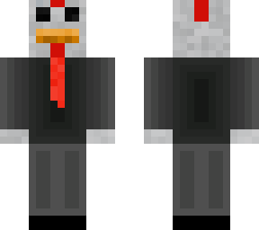 pollo con traje