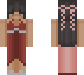 red formal dress