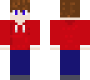 red hoodie