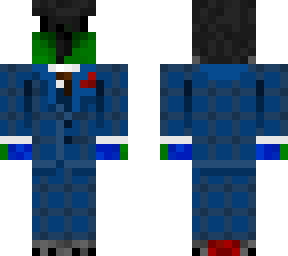 suited up birb