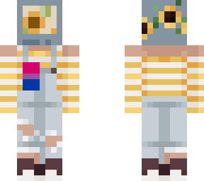 sunflower computer head bi***ual