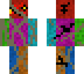 a chained up color monster